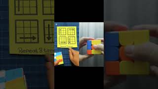 Shorts #146: Collab 3x3 Rubik's cube solve with easy trick🔥🤩 #shorts
