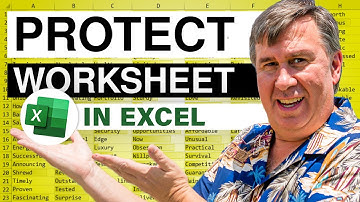 Excel - How to Protect Your Excel Worksheet: Where Is It Wednesday - Episode 863
