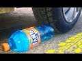 Crushing Crunchy &amp; Soft Things by Car! - Experiment Car vs Coca Cola and Balloons