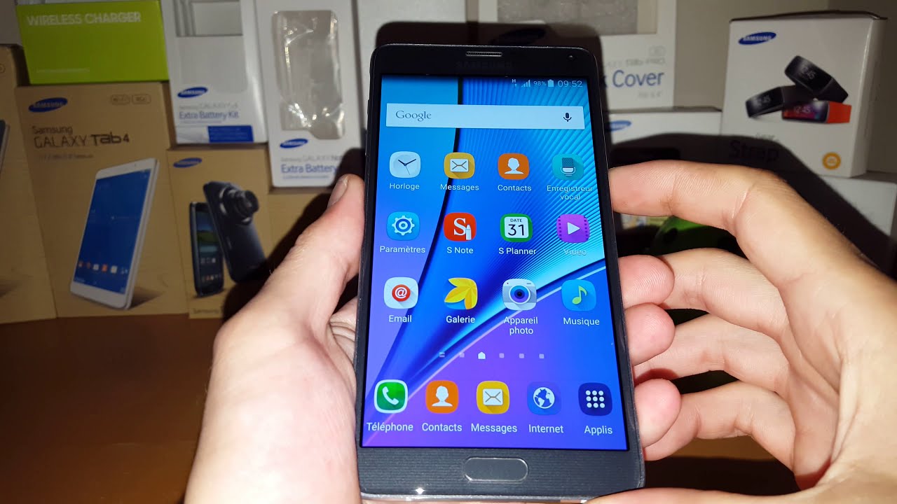 Galaxy Note 4 (5.0.1) Note 5 / S6 E+ thème (4K)