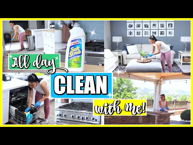 ALL DAY CLEAN WITH ME WITH SOFT SCRUB! 
