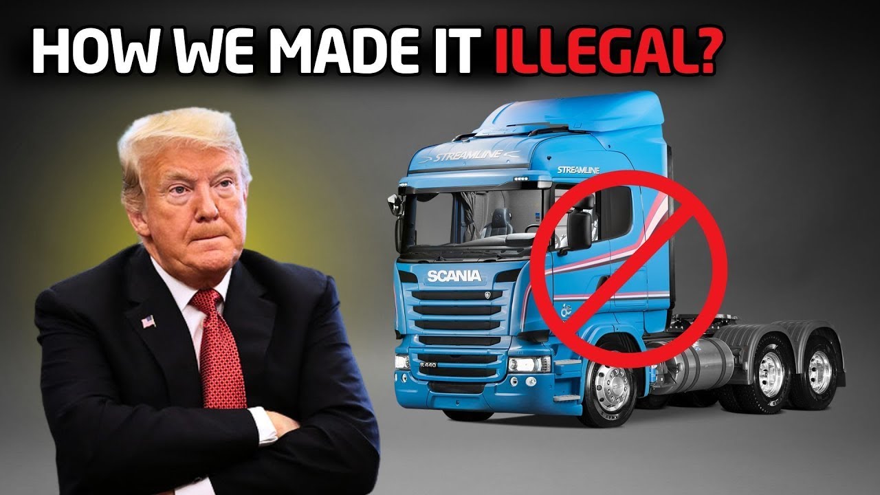 Why Scania trucks are ILLEGAL in the USA? The Real Reason They’re Banned!