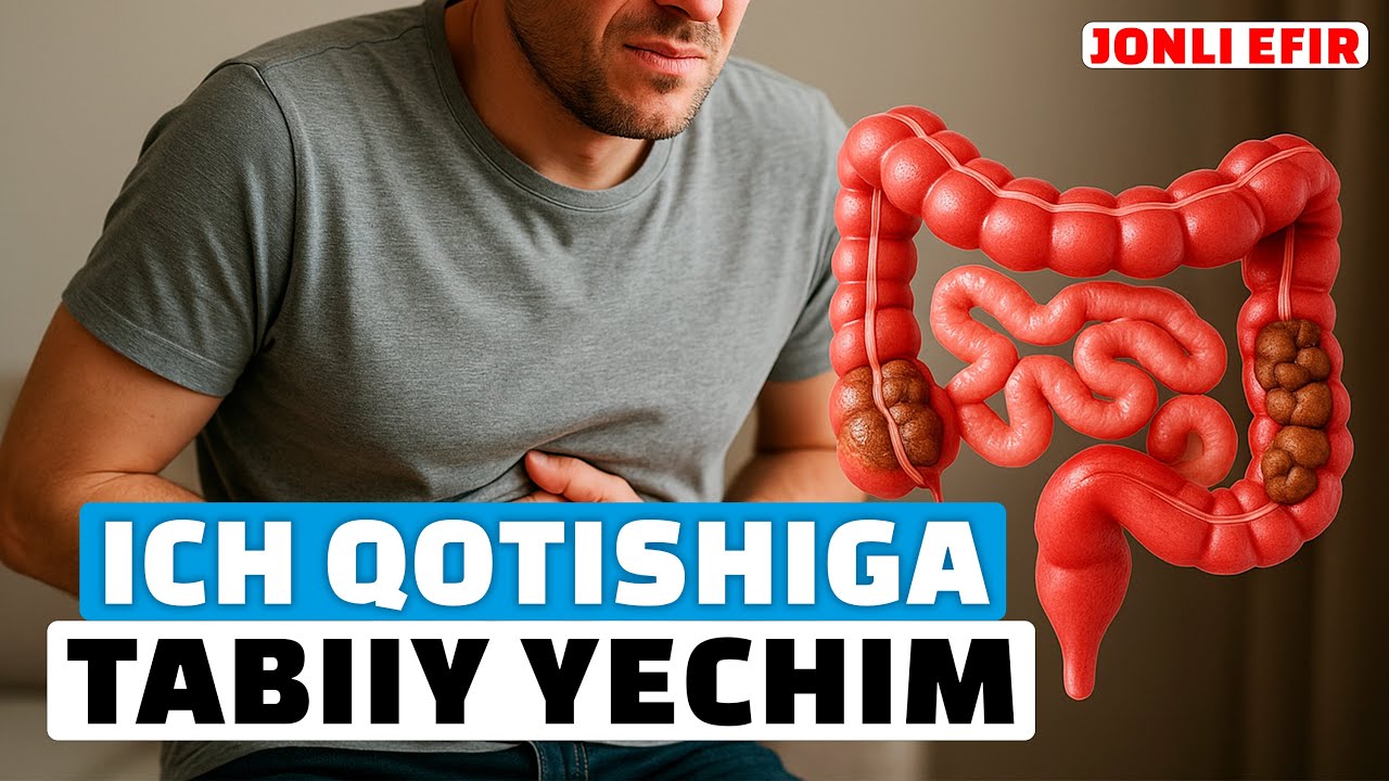 Шу 1 та маҳсулот ич қотишини 1 соатда ҳал қилади! Ичингизни тозаланг – танангиз нафас олсин!