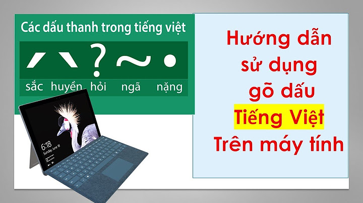 Hướng dẫn gõ dấu telex