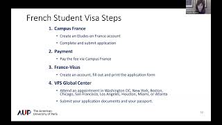 N.U.in France Visa Webinar