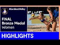 Makroguzova/Kholomina vs Hermannova/Slukova Bronze Medal Highlights - EuroBeachVolley 2020 Women