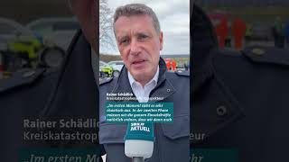 Katastrophenübung im Schwimmbad