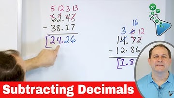 Subtracting Decimals to the Hundredths Place
