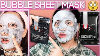Bubble sheet mask 😳 |For Instant Glow | it's working 😲 | Ronak Qureshi.