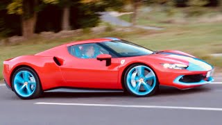 Ferrari 296 GTB hybrid supercar on-road review. Which is better, this or the Ferrari SF90?