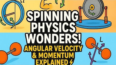 Spinning Physics Wonders! 🎡💪🛞 Angular Velocity & Momentum Explained ⚡