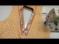 Traditional high neck kurti design | cutting and stitching