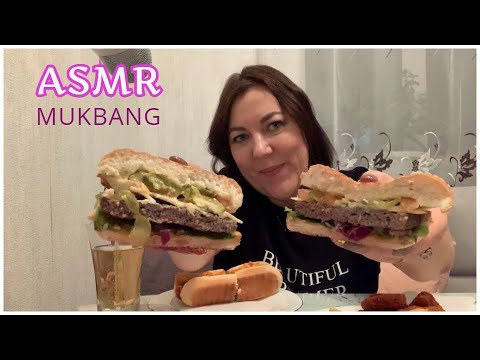 ASMR MUKBANG EATING/HOT DOGGER/ЧИЗБУРГЕР НАЧО ДОГ КАРТОФЕЛЬ ФРИ НАГГЕТСЫ ГазВода/EATING SOUNDS