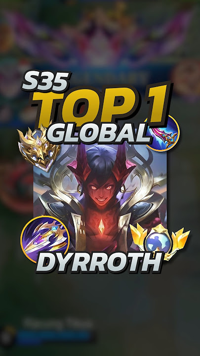 71% Winrate Dyrroth S35 Build! Mobile Legends #mobilelegends #mlbb #gaming
