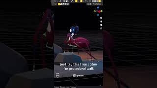 Free Spider Walker addon for Blender  #blender3d #blenderaddon #animation
