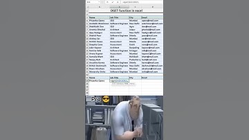 Excel DGET Function Explained with Example | Search Data Instantly in Excel
