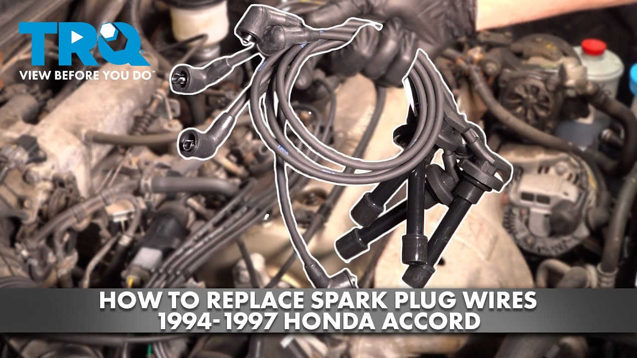 How to Replace Spark Plug Wires 19941997 Honda Accord YouTube