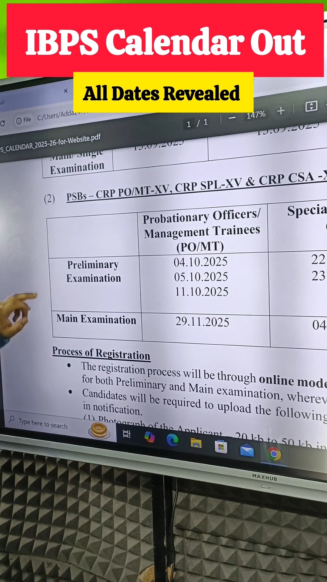 ? IBPS Calendar 2025-26 Out| All Dates Revealed ?