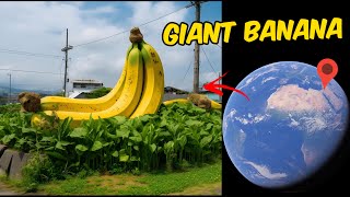 I Found Giant Banana On Google Earth 😱!