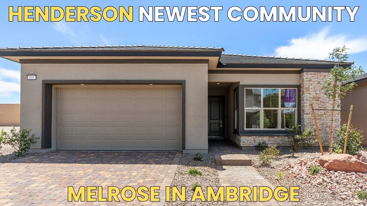 Tour the Melrose Plan 4 at Cadence | Stunning New Construction in Henderson!