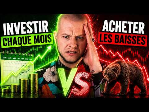Investir chaque mois ou acheter les baisses : quelle stratégie est la meilleure?