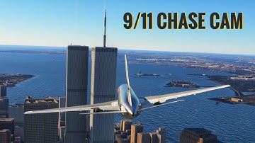 9-11 Chase Camera Reconstruction | The First Flight | Microsoft Flight Simulator | 4K UHD