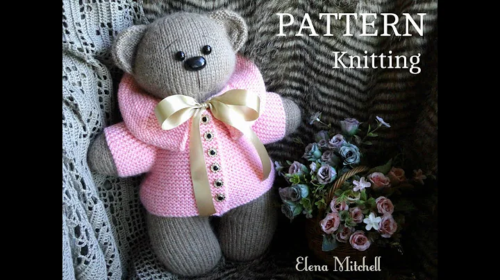 Knitting PATTERN Teddy Bear, EASY Knitting PATTERN...