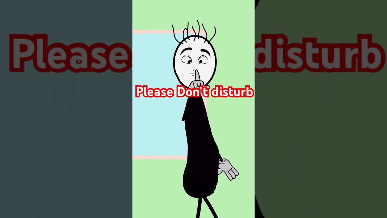 Don’t disturb stockman busy with doing his funny job cartoon short animation