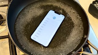 Dropping iPhone 17e Into Boiling Water