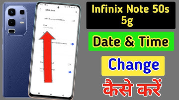 How to set date and time in Infinix Note 50s 5g/Infinix Note 50s 5g me time set kaise change kare