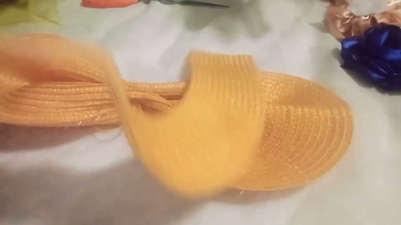 How to make this simple free form fascinator design