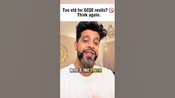Ben je te oud om GCSE