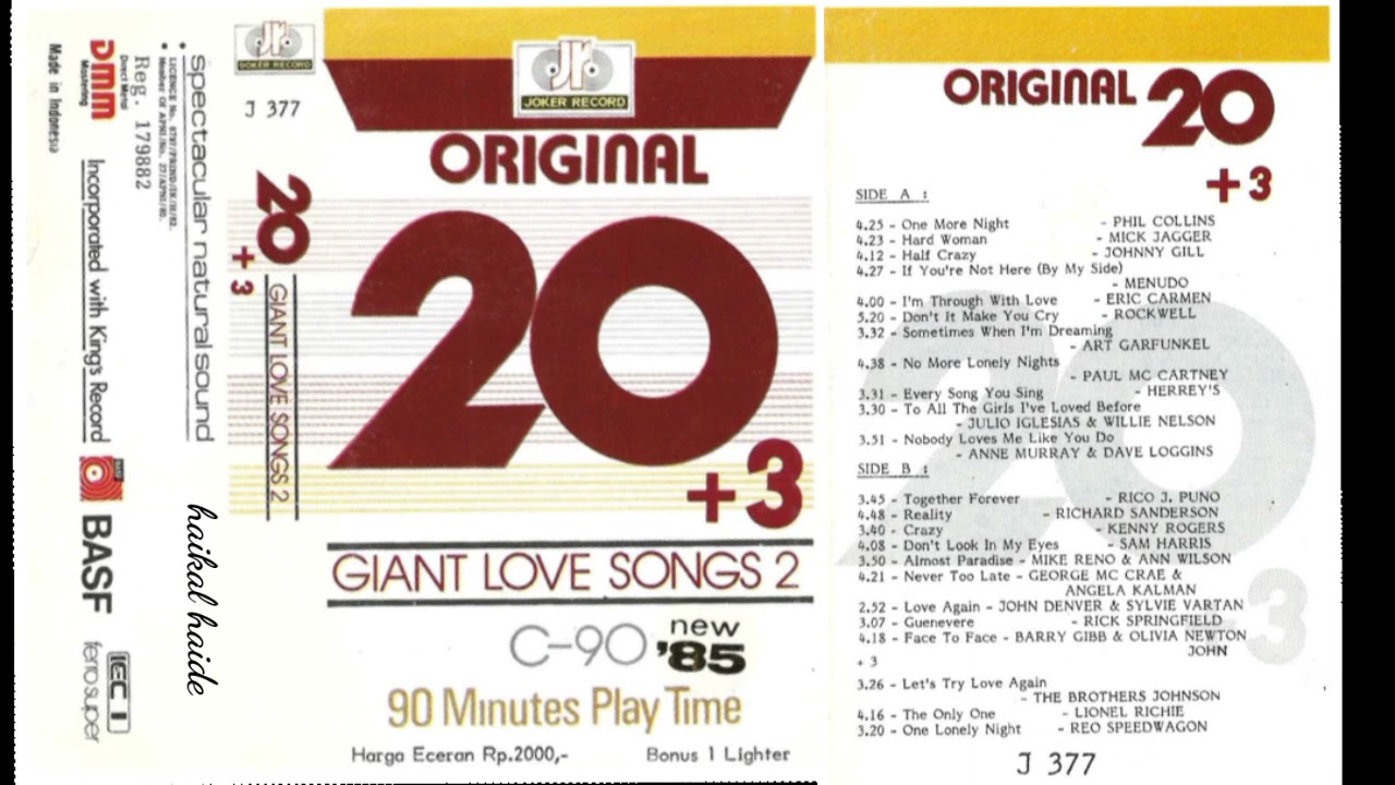 20+3 Giant Love Songs part.2 (HQ) - YouTube