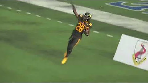 Grambling State's Maurice Washington Hurdles North...