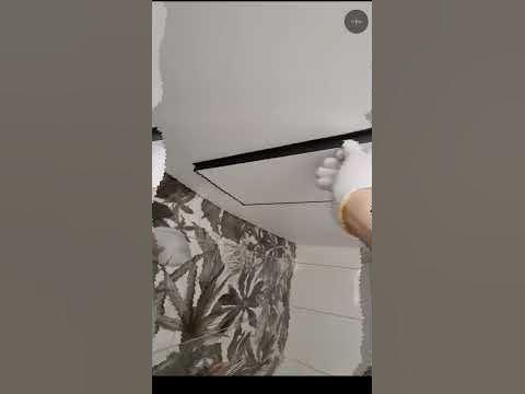 Ревизионный Теневой Люк в натяжном потолке #shorts #ремонт # ...