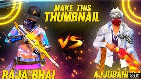 Free Fire Awesome 1v1 Thumbnail Tutorial || Free Fire Thumbnail Tutorial - Garena Free Fire