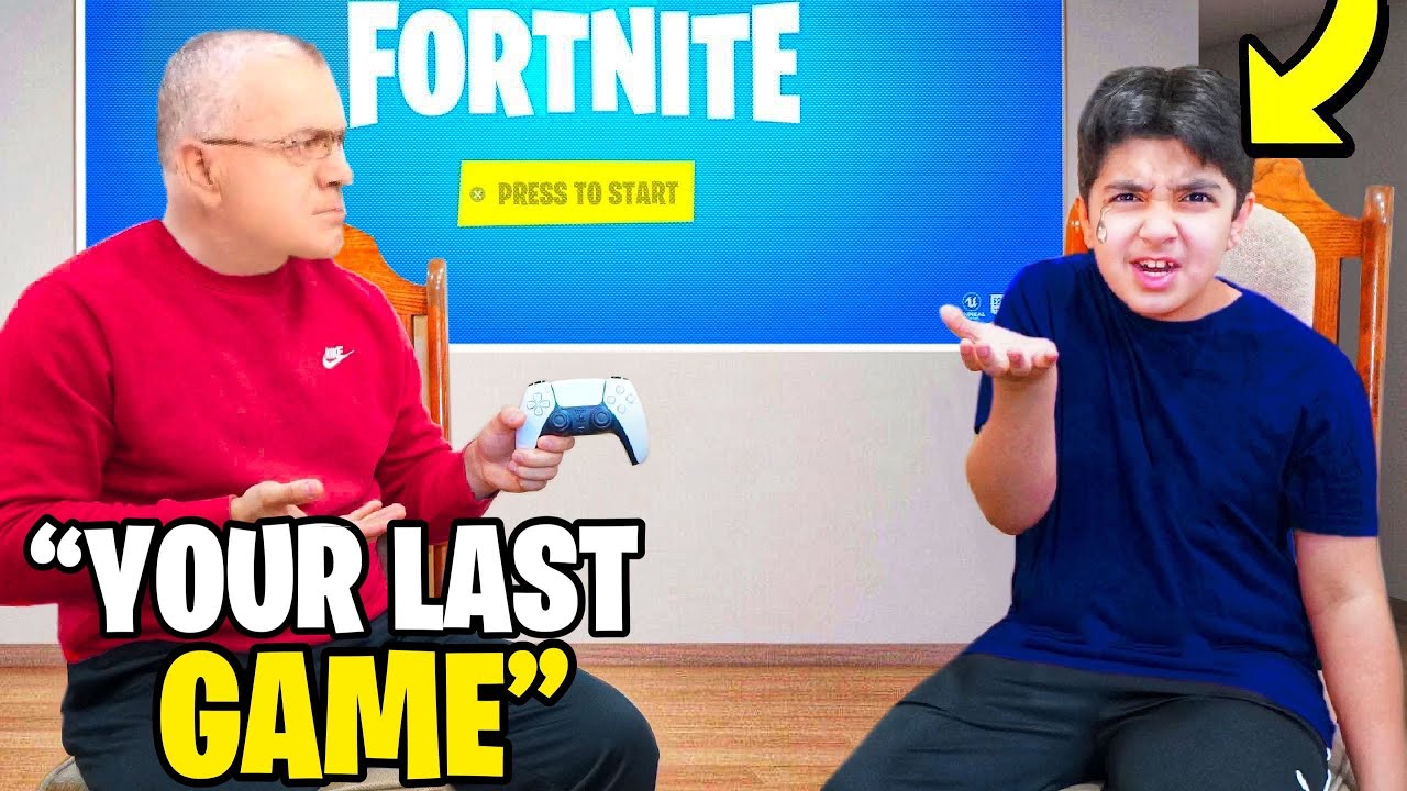 ⁣Teacher Tells My Little Brother It's His FINAL Fortnite Game...