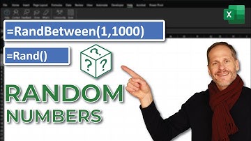 Excel Random Number Generator  - Rand & RandBetween