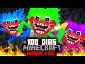 🟥Sobreviví 100 Días en un APOCALIPSIS de POPPY PLAYTIME en Minecraft HARDCORE...Esto Pasó III