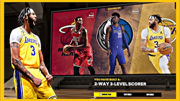 VERSATILE ANTHONY DAVIS BUILD NBA 2K23 NEXT GEN (CRAZY 2 WAY 3 LEVEL SCORER BUILD NBA 2K23 NEXT GEN)