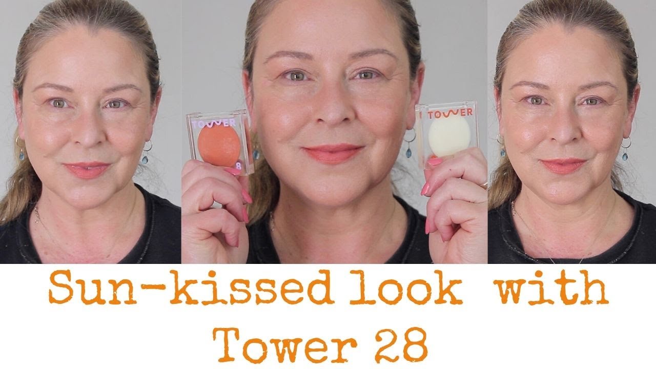 Sun-kissed Look with Tower 28 Beach Please Golden Hour & SuperDew Shimmer Free Highlighter