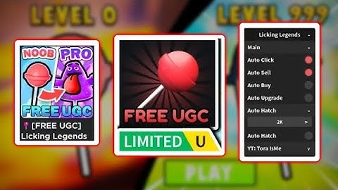 📍[FREE UGC] Licking Legends - script