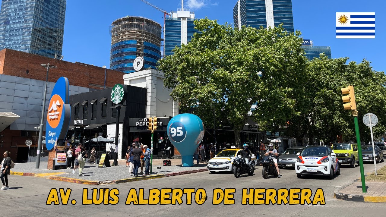 [4K] 🇺🇾 Montevideo, Uruguay | Av. Luis Alberto de Herrera: desde Rivera a la Rambla🏙️🌊| Walking Tour