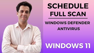 Windows 11: Schedule a Full Scan with Windows Defender Antivirus