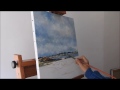 speed painting, oil painting landscape by Nathalie JAGUIN