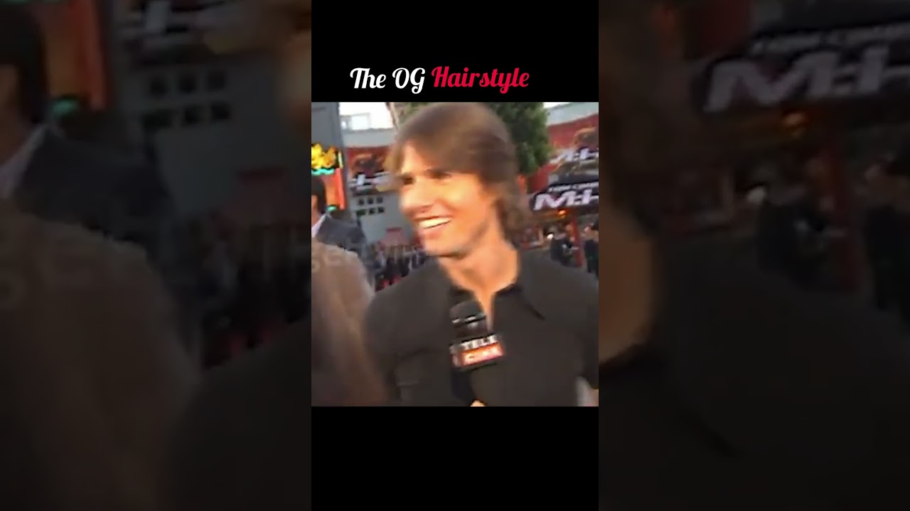 Tom Cruise hairstyle imitation 