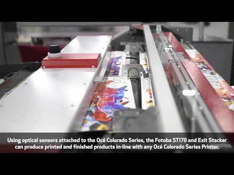 Colorado Series Roll-to-Roll Printer and Fotoba In-Line Finishing Solution