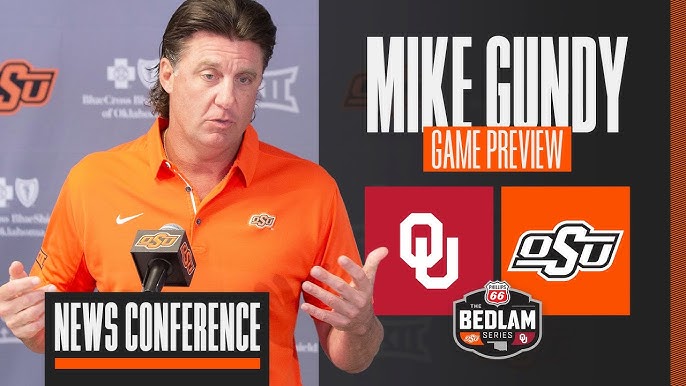 mike gundy previews bedlam 2021 youtube
