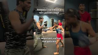 Test his patience guys #martialarts #fitness #muaythai #kickboxing #gym #funny #motivation #kolkata