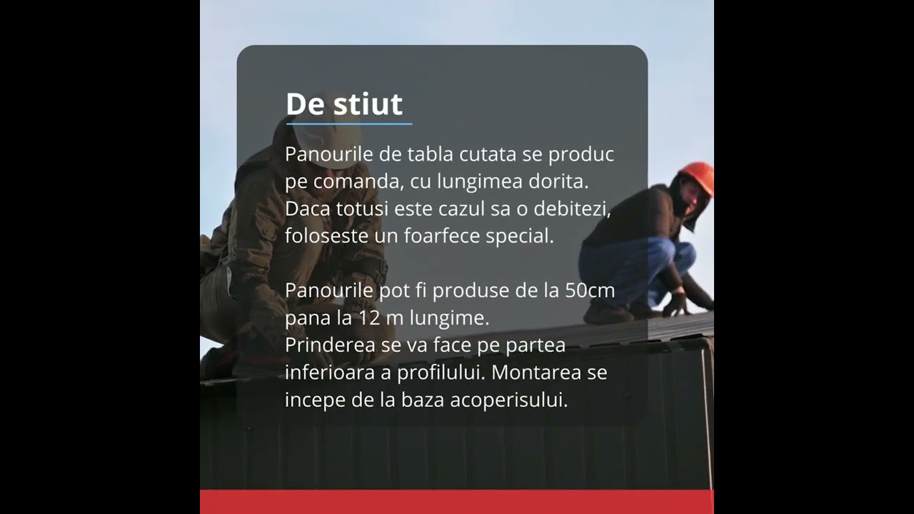 Tabla Cutata pentru Gard si Acoperis